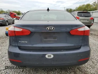 2014 Kia Forte LX with VIN KNAFX4A62E5210705, listed as a Copart auction lot 51559574 with 93,571 mi miles and Salvage Title. Bid and sale history available at carsss.com. Image 6.