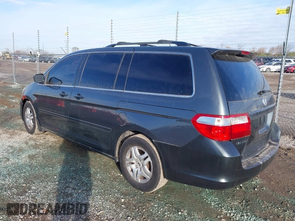 2006 Honda Odyssey EX-L with VIN 5FNRL38606B418349, listed as a IAAI auction lot 37968530 with 166,850 mi miles. Bid and sale history available at carsss.com. Image 3.