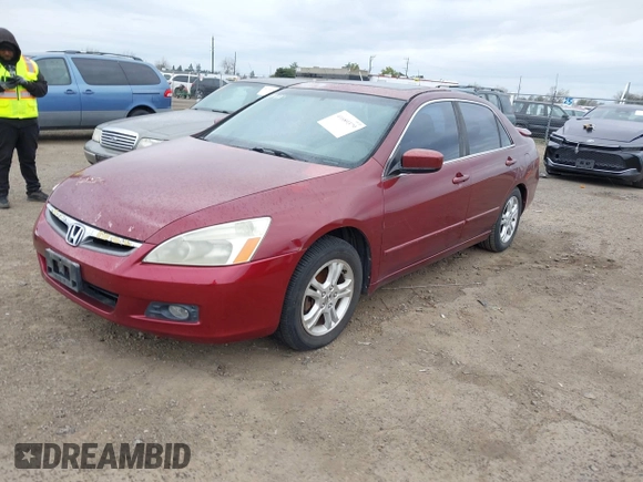 2006 Honda Accord EX-L z VIN 1HGCM56806A041521, wystawiony jako IAAI lot #41689379 z przebiegiem 240 178 mil mil oraz . Historia ofert i sprzedaży dostępna na DreamBid. Obrazek 2.