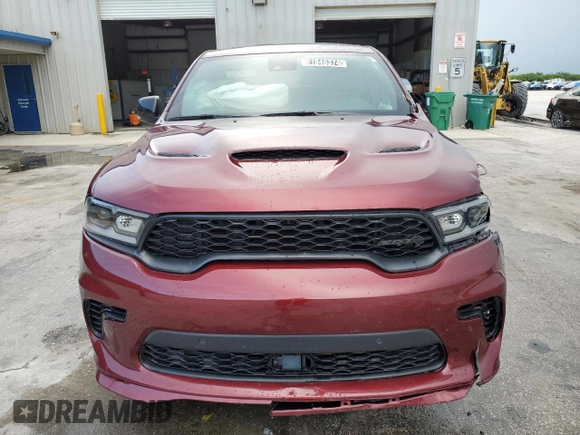 2023 Dodge Durango SRT Hellcat Premium with VIN 1C4SDJH93PC576695, listed as a Copart auction lot 71703694 with 7,249 mi miles and Salvage Title. Bid and sale history available at DreamBid. Image 10.