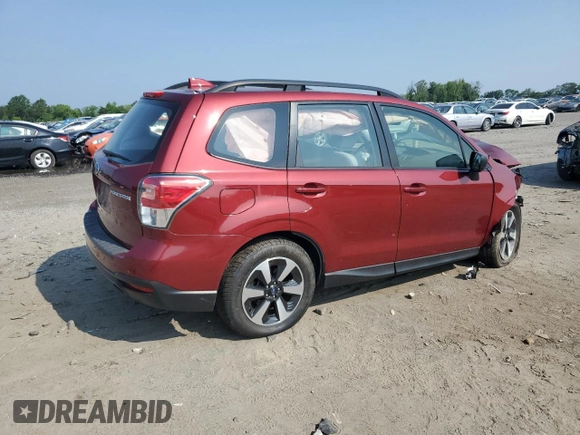 2018 Subaru Forester with VIN JF2SJABC9JH495550, listed as a Copart auction lot 60464915 with 20,459 mi miles and Salvage title. Bid and sale history available at DreamBid. Image 3.