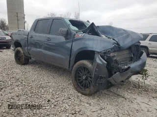 2021 Chevrolet Silverado 1500 RST with VIN 3GCUYEED4MG118640, listed as a Copart auction lot 80879984 with 0 mi miles and Salvage Title. Bid and sale history available at carsss.com. Image 4.