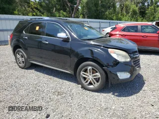 2016 Chevrolet Equinox LTZ with VIN 2GNALDEKXG6194526, listed as a Copart auction lot 56898175 with 107,485 mi miles and Salvage title. Bid and sale history available at DreamBid. Image 4.