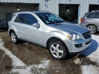 2008 Mercedes-Benz M 320 CDI with VIN 4JGBB22E98A387057, listed as a Copart auction lot 45343965 with 123,908 mi miles and Salvage Title. Bid and sale history available at carsss.com. Image 4.