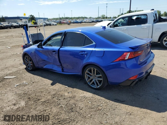 2015 Lexus IS 350 with VIN JTHCE1D22F5009910, listed as a Copart auction lot 58900054 with 107,331 mi miles and Clean Title. Bid and sale history available at DreamBid. Image 2.