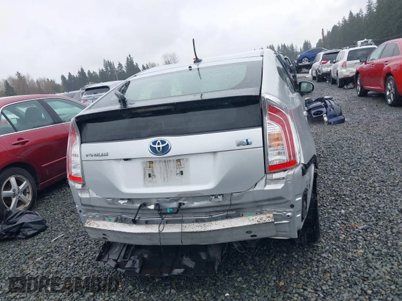 2013 Toyota Prius One with VIN JTDKN3DU4D5632615, listed as a IAAI auction lot 41891185 with 93,945 mi miles. Bid and sale history available at carsss.com. Image 17.
