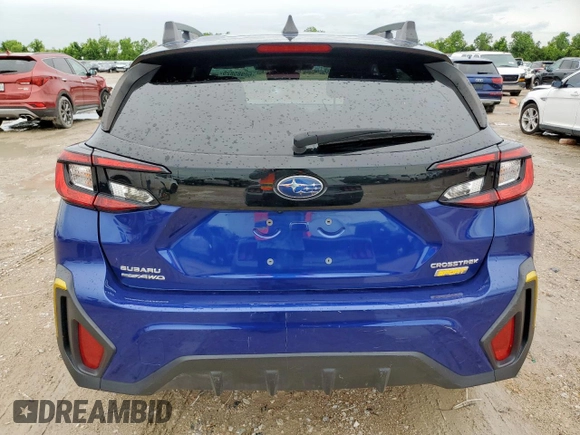 2024 Subaru Crosstrek Special Sports with VIN 4S4GUHF6XR3707465, listed as a Copart auction lot 60985825 with 19,625 mi miles and Salvage title. Bid and sale history available at DreamBid. Image 6.