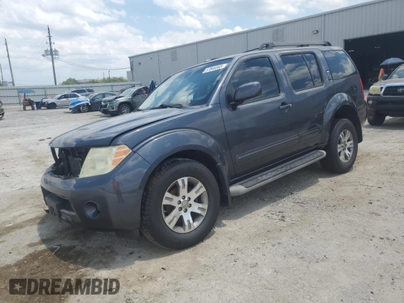2010 Nissan Pathfinder SE with VIN 5N1AR1NB9AC600845, listed as a Copart auction lot 57846565 with 199,399 mi miles and Salvage title. Bid and sale history available at DreamBid. Image 1.