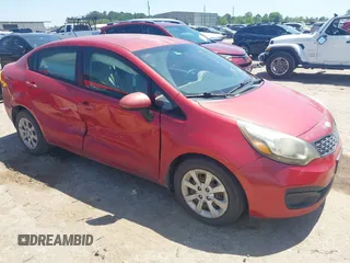 2013 Kia Rio LX with VIN KNADM4A37D6189199, listed as a IAAI auction lot 41992159 with 168,525 mi miles and . Bid and sale history available at DreamBid. Image 1.