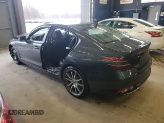 2023 Genesis G70 2.0T with VIN KMTG34TA5PU131043, listed as a Copart auction lot 81897604 with 27,795 mi miles and Non Repairable. Bid and sale history available at DreamBid. Image 2.