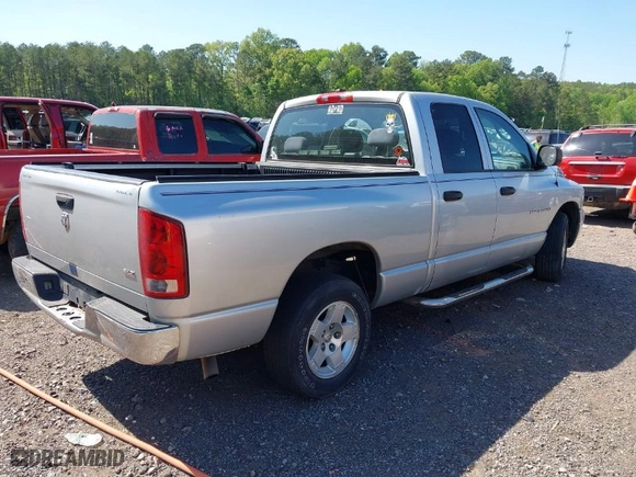 2005 Dodge Ram 1500 SLT with VIN 1D7HA18N25J605537, listed as a IAAI auction lot 42015732 with 142,722 mi miles. Bid and sale history available at carsss.com. Image 4.
