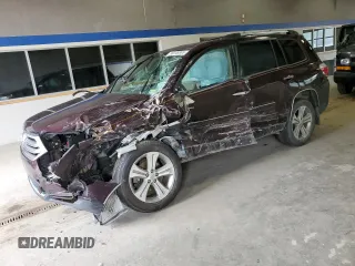 2013 Toyota Highlander Limited with VIN 5TDDK3EH5DS250087, listed as a Copart auction lot 56346965 with Not provided miles and Salvage title. Bid and sale history available at DreamBid. Image 1.