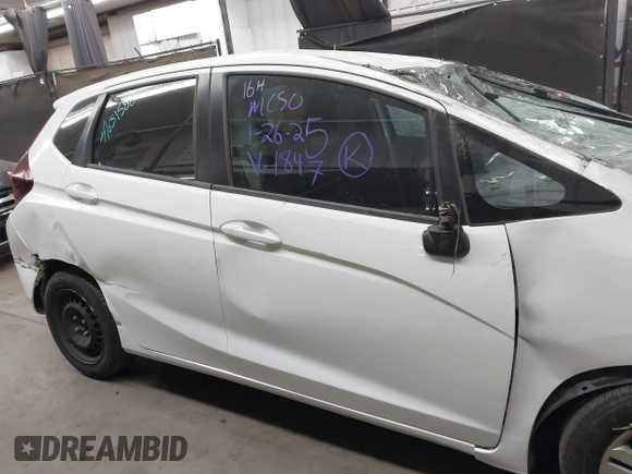 2016 Honda Fit LX with VIN JHMGK5H5XGX021847, listed as a IAAI auction lot 41651588 with 18,140 mi miles. Bid and sale history available at carsss.com. Image 13.