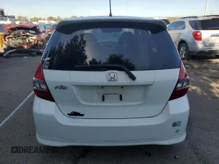2007 Honda Fit Sport with VIN JHMGD386X7S048180, listed as a Copart auction lot 74252494 with 112,828 mi miles and Salvage Title. Bid and sale history available at carsss.com. Image 6.