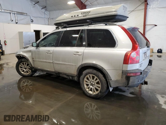 2005 Volvo XC90 with VIN YV1CZ852651209489, listed as a Copart auction lot 43898315 with 0 mi miles and Salvage Title. Bid and sale history available at carsss.com. Image 2.