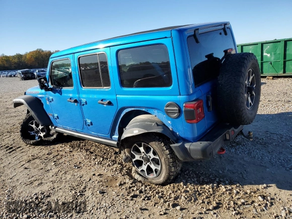 2022 Jeep Wrangler Unlimited Rubicon with VIN 1C4HJXFG5NW217688, listed as a Copart auction lot 81182824 with 63,102 mi miles and Salvage title. Bid and sale history available at DreamBid. Image 2.
