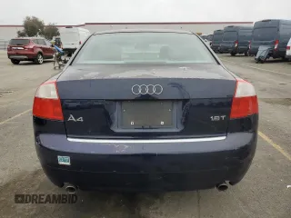 2005 Audi A4 1.8T with VIN WAUJC68E25A033580, listed as a Copart auction lot 45163855 with 170,755 mi miles and Salvage Title. Bid and sale history available at carsss.com. Image 6.