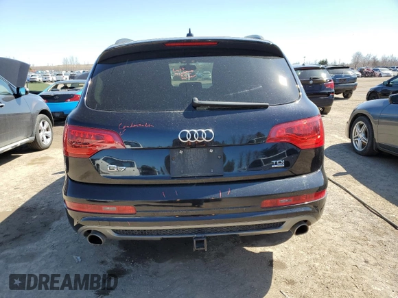 2014 Audi Q7 with VIN WA1DMCFE1ED004286, listed as a Copart auction lot 53513755 with 134,411 mi miles and Clean title. Bid and sale history available at DreamBid. Image 6.
