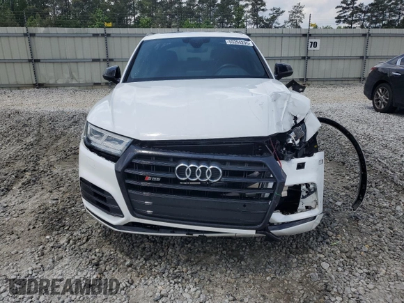 2020 Audi SQ5 Premium Plus with VIN WA1B4AFY3L2056419, listed as a Copart auction lot 55294295 with 51,490 mi miles and Salvage title. Bid and sale history available at DreamBid. Image 5.