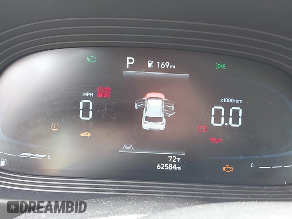 2023 Hyundai Venue Limited with VIN KMHRC8A3XPU212182, listed as a IAAI auction lot 42176717 with 62,584 mi miles and . Bid and sale history available at DreamBid. Image 7.