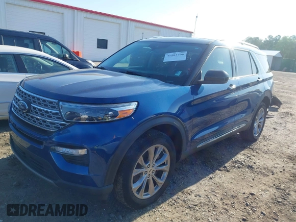 2022 Ford Explorer Limited with VIN 1FMSK8FH6NGA32511, listed as a IAAI auction lot 41982706 with 60,618 mi miles. Bid and sale history available at carsss.com. Image 18.