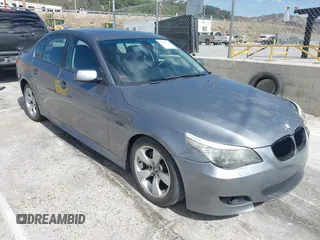 2008 BMW 5 Series 528i with VIN WBANU53568CT19750, listed as a IAAI auction lot 41697534 with 166,089 mi miles and . Bid and sale history available at carsss.com. Image 1.
