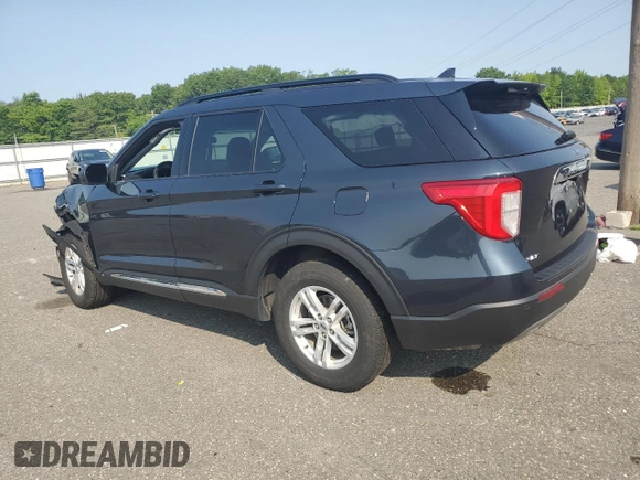2023 Ford Explorer XLT z VIN 1FMSK8DHXPGA17886, wystawiony jako Copart lot #59276655 z przebiegiem 93 187 mil mil oraz Szkoda całkowita • Salvage title. Historia ofert i sprzedaży dostępna na DreamBid. Obrazek 2.