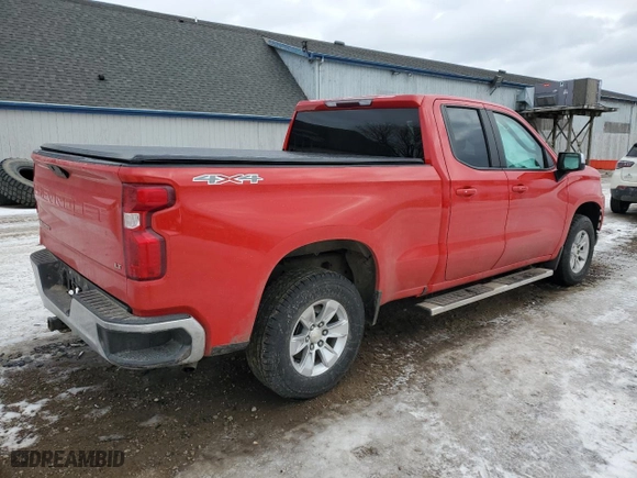 2019 Chevrolet Silverado 1500 LT with VIN 1GCRYDED9KZ188423, listed as a Copart auction lot 42683795 with 86,996 mi miles and Clean Title. Bid and sale history available at carsss.com. Image 3.
