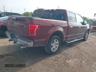 2015 Ford F-150 XL with VIN 1FTEW1CG0FFA55038, listed as a IAAI auction lot 41968878 with 50,189 mi miles and . Bid and sale history available at DreamBid. Image 4.