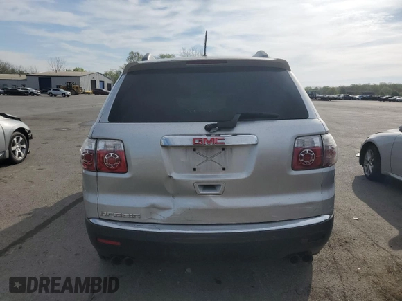 2011 GMC Acadia SL with VIN 1GKKRNED8BJ396283, listed as a Copart auction lot 53971105 with 293,451 mi miles and Salvage Title. Bid and sale history available at carsss.com. Image 6.