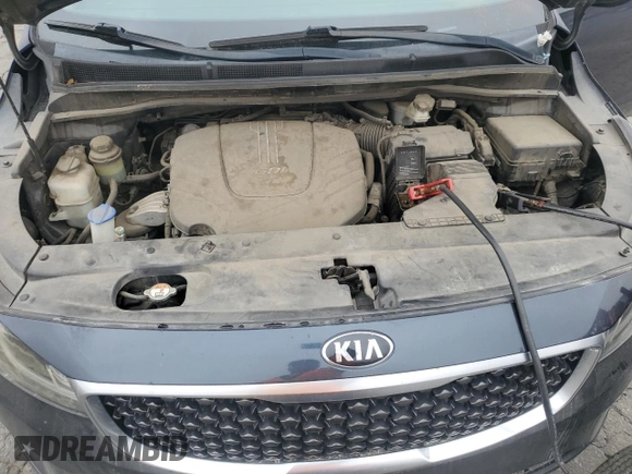 2015 Kia Sedona SX with VIN KNDMC5C17F6036445, listed as a Copart auction lot 43666375 with 143,470 mi miles and Clean Title. Bid and sale history available at carsss.com. Image 12.