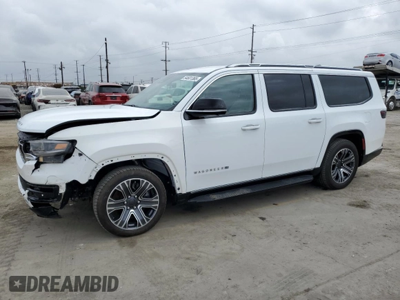 2023 Jeep Wagoneer Series II с VIN 1C4SJRBP3PS509583, выставлен на аукционе Copart как лот 54601365 с пробегом 22 202 миль миль и Списание • Salvage title. История ставок и продаж доступна на DreamBid. Изображение 1.