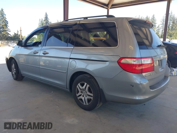 2007 Honda Odyssey EX-L with VIN 5FNRL38657B035542, listed as a IAAI auction lot 42185191 with Not Provided miles and . Bid and sale history available at DreamBid. Image 3.