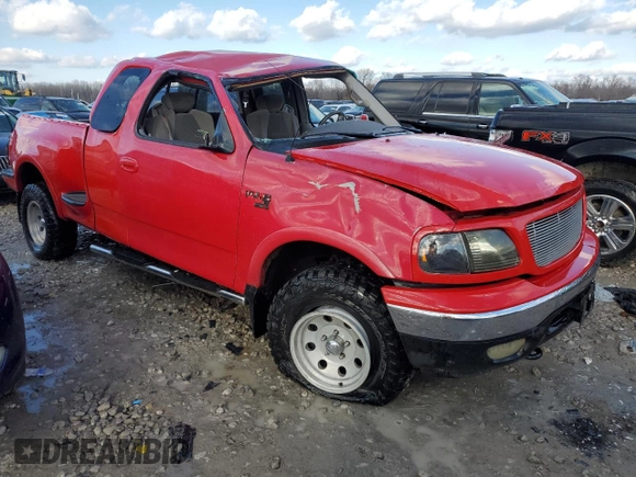 2001 Ford F-150 XL with VIN 2FTRX08L11CA47291, listed as a Copart auction lot 83753584 with Not provided miles and Salvage title. Bid and sale history available at DreamBid. Image 4.