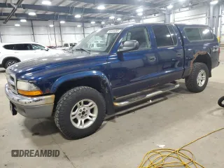 2004 Dodge Dakota SLT with VIN 1D7HG48N74S729943, listed as a Copart auction lot 55518285 with 179,191 mi miles and Clean Title. Bid and sale history available at carsss.com. Image 1.