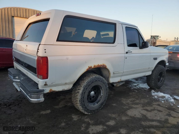 1996 Ford Bronco Custom with VIN 1FMEU15H3TLB67546, listed as a Copart auction lot 88875695 with 222,701 mi miles and Clean Title. Bid and sale history available at carsss.com. Image 3.