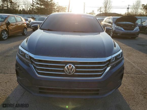 2021 Volkswagen Passat 2.0T SE with VIN 1VWSA7A38MC017248, listed as a Copart auction lot 48702175 with 48,402 mi miles and Salvage Title. Bid and sale history available at carsss.com. Image 5.