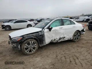 2019 Mercedes-Benz C 300 with VIN 55SWF8EB5KU293835, listed as a Copart auction lot 46510015 with 106,795 mi miles and Salvage Title. Bid and sale history available at carsss.com. Image 1.