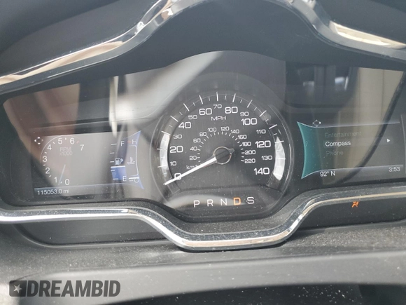 2014 Lincoln MKT with VIN 2LMHJ5FK5EBL57377, listed as a Copart auction lot 70608694 with 115,053 mi miles and Salvage Title. Bid and sale history available at DreamBid. Image 9.