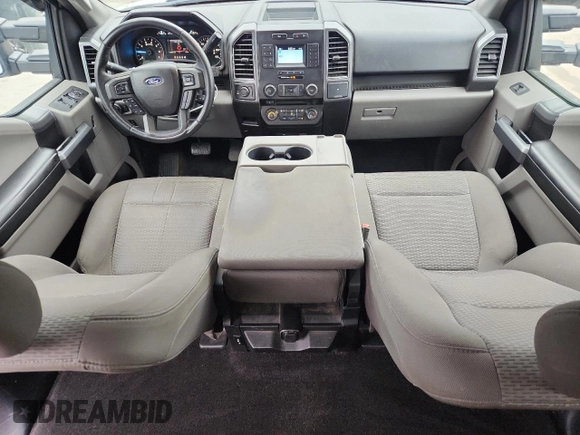 2018 Ford F-150 XL with VIN 1FTEW1E57JFC16425, listed as a Copart auction lot 61947945 with 110,364 mi miles and Salvage title. Bid and sale history available at DreamBid. Image 8.