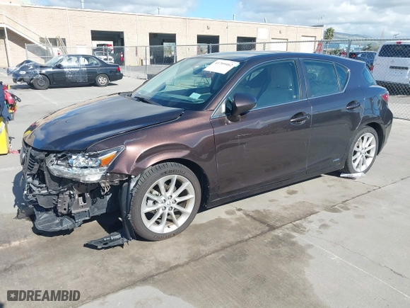 2011 Lexus CT 200h with VIN JTHKD5BH3B2002456, listed as a IAAI auction lot 41709462 with 176,610 mi miles. Bid and sale history available at carsss.com. Image 20.