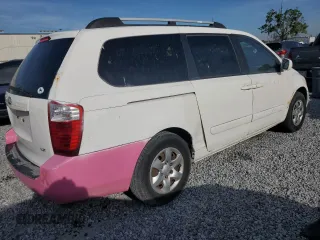 2008 Kia Sedona LX with VIN KNDMB233086257536, listed as a Copart auction lot 50345875 with 121,930 mi miles and Salvage Title. Bid and sale history available at carsss.com. Image 3.