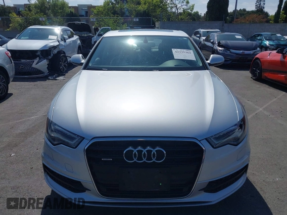 2012 Audi A6 Premium Plus with VIN WAUBGAFC1CN004574, listed as a IAAI auction lot 42335361 with 76,655 mi miles and . Bid and sale history available at DreamBid. Image 12.