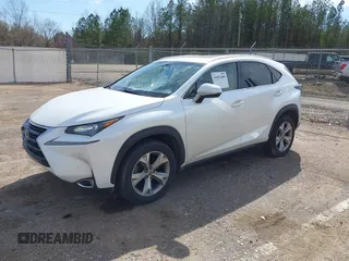 2017 Lexus NX 200t with VIN JTJYARBZ3H2052655, listed as a IAAI auction lot 41853489 with 110,648 mi miles and . Bid and sale history available at DreamBid. Image 2.