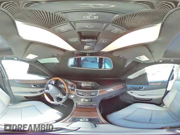 2012 Mercedes-Benz E 350 Luxury with VIN WDDHF5KB1CA520161, listed as a Copart auction lot 60303445 with 185,534 mi miles and Salvage title. Bid and sale history available at DreamBid. Image 14.