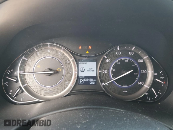 2016 Infiniti QX80 Limited with VIN JN8AZ2NE1G9121043, listed as a Copart auction lot 56562085 with 135,450 mi miles and Salvage title. Bid and sale history available at DreamBid. Image 9.