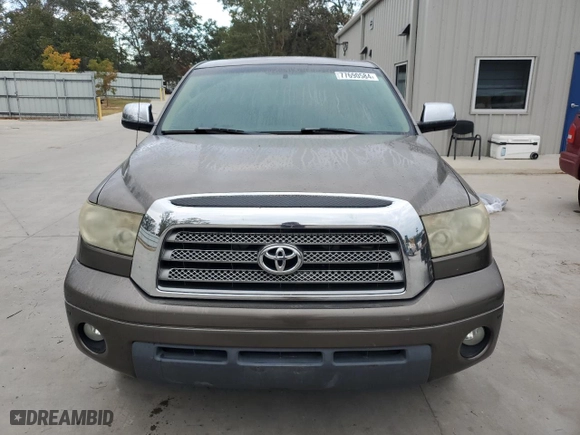 2007 Toyota Tundra LTD with VIN 5TBEV58137S457418, listed as a Copart auction lot 77690584 with 233,237 mi miles and Salvage Title. Bid and sale history available at carsss.com. Image 5.