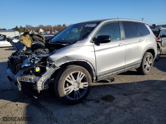 2019 Honda Passport EX-L with VIN 5FNYF8H50KB030894, listed as a Copart auction lot 42570345 with 42,173 mi miles and Salvage Title. Bid and sale history available at carsss.com. Image 1.