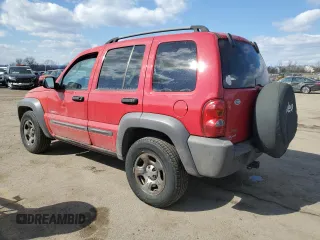 2004 Jeep Liberty Sport with VIN 1J4GL48K04W242576, listed as a Copart auction lot 42300105 with 229,717 mi miles and Salvage Title. Bid and sale history available at DreamBid. Image 2.