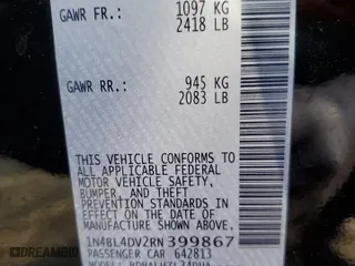 2024 Nissan Altima 2.5 SV with VIN 1N4BL4DV2RN399867, listed as a Copart auction lot 88772585 with 19,206 mi miles and Clean Title. Bid and sale history available at carsss.com. Image 12.